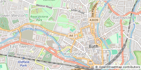Map of Bath