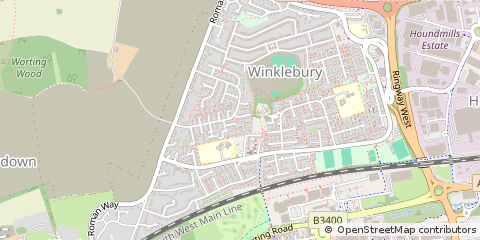 Map of Basingstoke