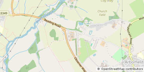 Map of Reading, Berkshire
