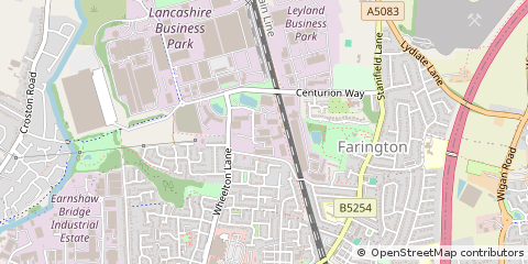 Map of Leyland