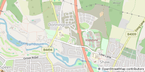 Map of Newbury