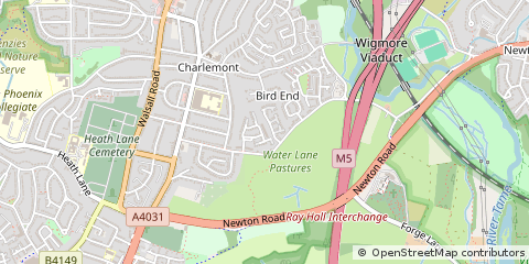 Map of West Bromwich, West Midlands