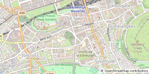 Map of Edinburgh