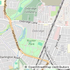 Map of Stockton-on-Tees, Cleveland