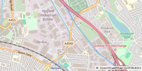 Map of Birmingham, West Midlands