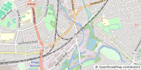 Map of Birmingham