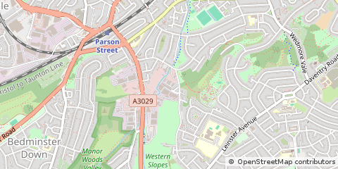 Map of Bristol, Avon