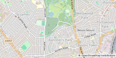 Map of Southampton