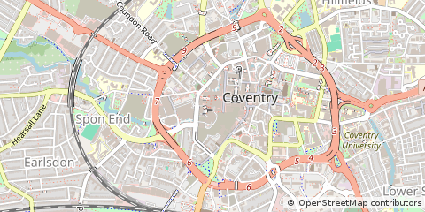 Map of Coventry