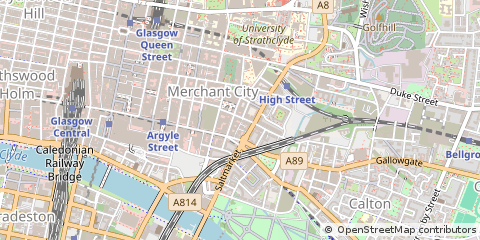 Map of Glasgow