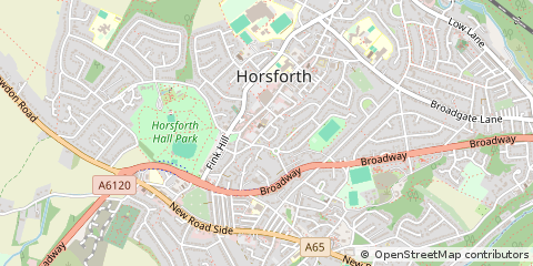 Map of Leeds
