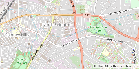 Map of Leicester