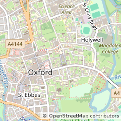 Map of Oxford, Oxfordshire