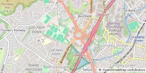Map of Oldbury