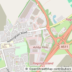 Map of Ashby DE LA Zouch, Leicester