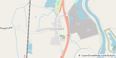Map of Newark, Nottinghamshire