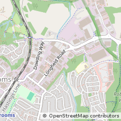 Map of Tunbridge Wells, Kent