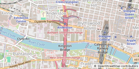 Map of Glasgow