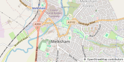 Map of Melksham