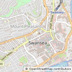 Map of Swansea