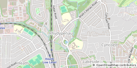 Map of Cardiff