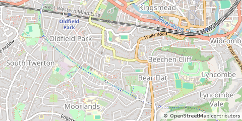 Map of Bath