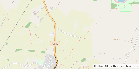Map of Stapleton, Leicestershire