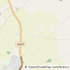 Map of Stapleton, Leicestershire