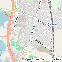 Map of Syston,, Leicestershire