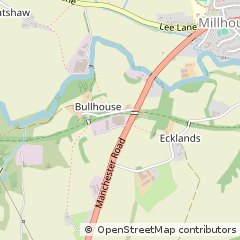 Map of Millhouse Green, Sheffield