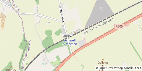 Map of Baldock, Hertfordshire