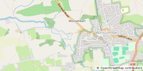 Map of Winscombe