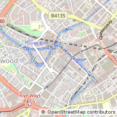 Map of Birmingham, West Midlands