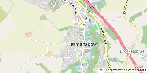 Map of Lanark