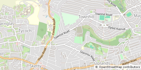 Map of Swansea