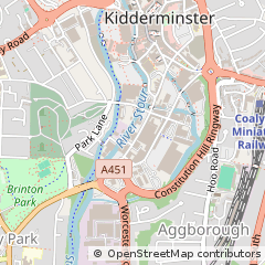 Map of NEW Road Kidderminster, Worcs