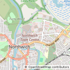 Map of Northwich, Cheshire