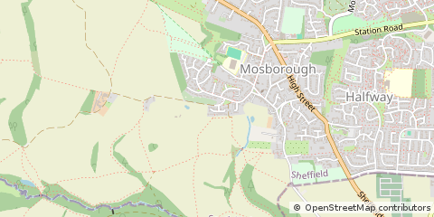 Map of Sheffield