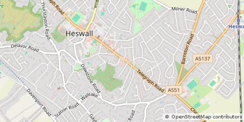 Map of Wirral
