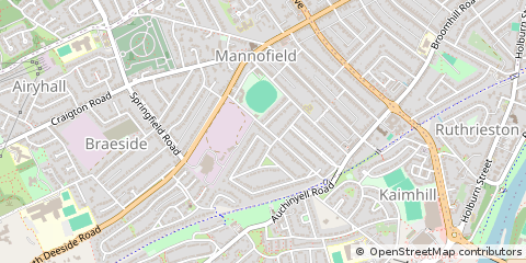 Map of Aberdeen