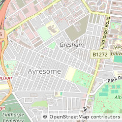 Map of Middlesbrough