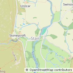 Map of Keswick, Cumbria