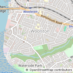 Map of Southampton, Hampshire