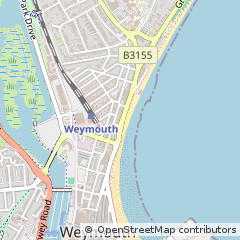 Map of Weymouth, Dorset