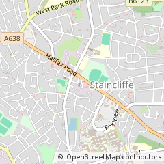 Map of Dewsbury