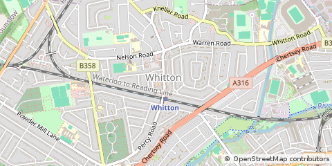 Map of Twickenham