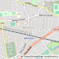Map of Twickenham