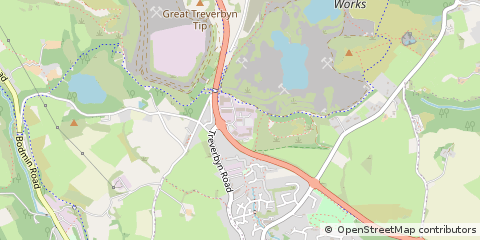 Map of ST Austell, Cornwall