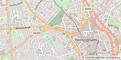 Map of Nottingham