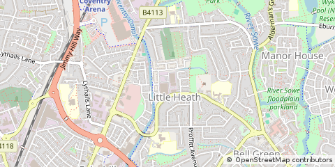 Map of Coventry